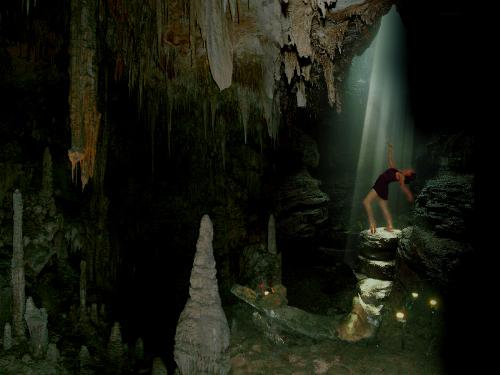 The Cave Photo 1 - Experimental image for my dance company (company is named 'The Cave.')