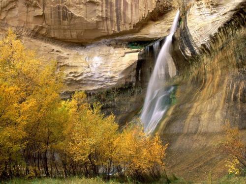 Calf creek Falls, UTAH. - Nature is beautiful