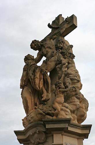 Charles Bridge Statue - Prague