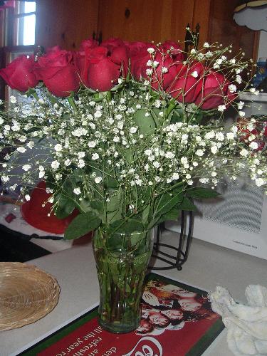 My Valentines Roses last year - My Valentines Roses last year that my wonderful husband bought me :)