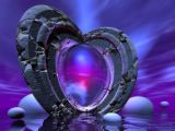 reflective love - It is a heart, shining with love. Will you see yourself there?