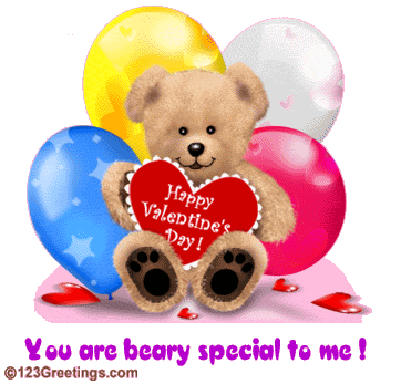 teddy bear - happy valentines day