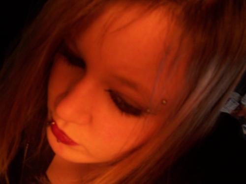 the final fantasy look - A picture i took of myself, looking rather like a final fantasy character, well atleast i think anyway.