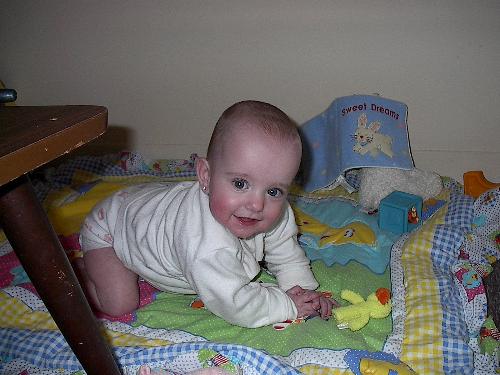 baby crawling - baby learning how to crawl.