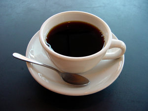 Cup of coffee - A picture of a cup of coffee.