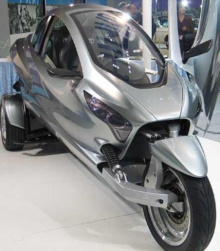 Carver One Phiaro - This is the coolest car in the world! It's only got three wheels and it tilts when you go around corners. I have this picture as my desktop background to inspire me in my efforts.