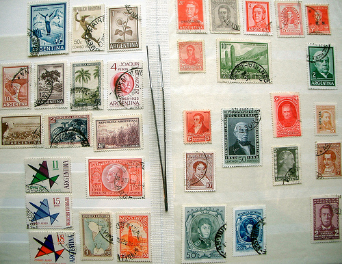 collecting stamps - this is some collecting stamps