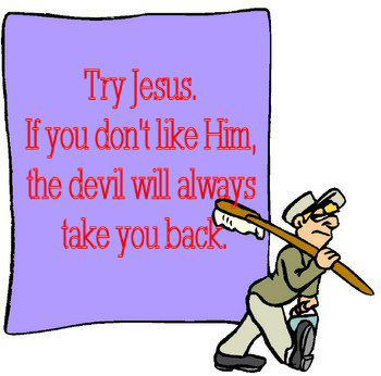 Try Jesus Poster - Try Jesus!