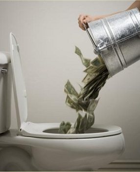 Stop Puring Your Money Down the Toilet! - Join Something Solid.