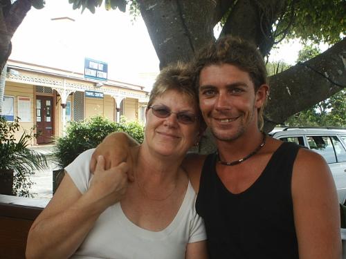 Steve and me - Me with my son Steve - he lives in beautiful Byron Bayon the North coast of New South Wales, Australia.