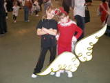 girls - My girls at their cheerleading competition