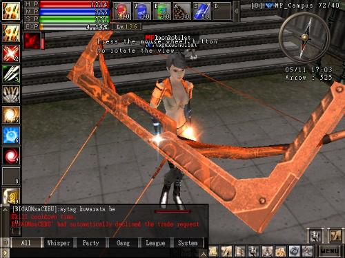 ran online - a multiplayer game online.