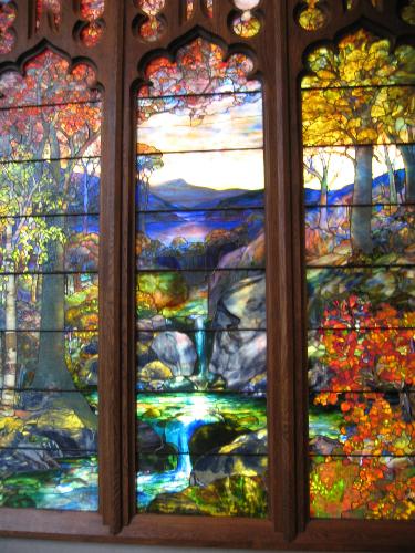 Tiffany tiled fountain - The most beautiful fountain with exquisite glass tiles...A Tiffany creation housed in a museum.