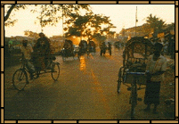 Bangladesh Rickshaw - The most colorful and easy to use transportation of the country.