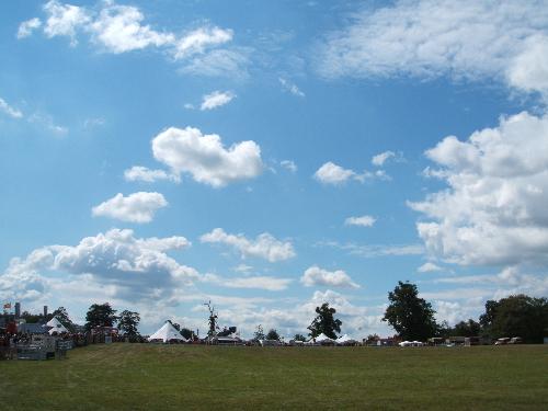 Sky over Ashton Court - A lovely sky over Ashton Court, a country estate near Bristol in England.
