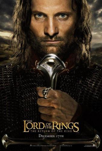 Lord of the Rings - The latest movie of the trilogy, fantastic movie poster.