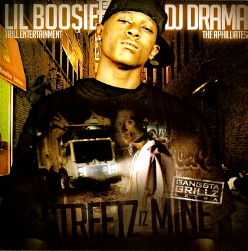 'Lil' Boosie - Streets Iz Mine' - This is 'Lil' Boosie - Streets Iz Mine' mixtape front cover.