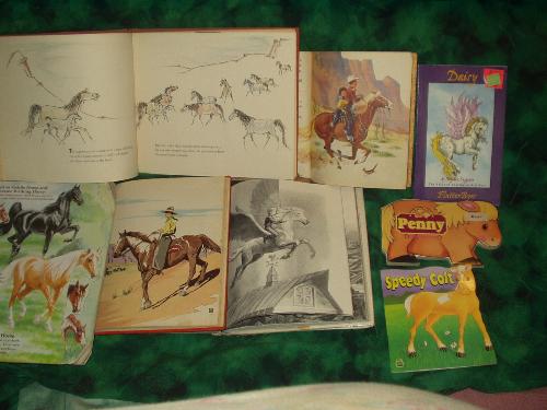 Kids horse books - I love collecting kids horse books. They're usually absolutely beautifully illustrated and some of the stories are pretty sweet too.