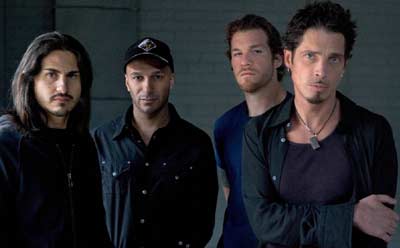 audioslave - Members of the rock band 'Audioslave'