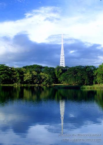 lagoon - Quezon Circle park in the Philippines