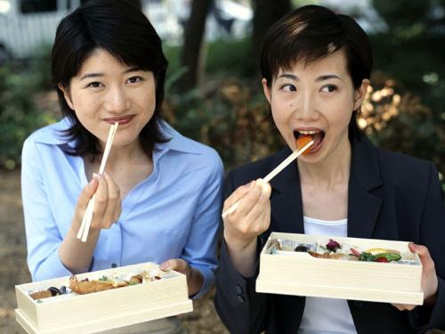 Food - Japanese Food. Japaneses eating traditional foods at this country.