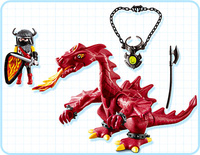 Playmobil Red Dragon - Set number 3327, priced at $19.99 at most online toy stores. A fun set by itself or with other castle themed sets. Playmobil Red Dragon - Set number 3327, priced at $19.99 at most online toy stores. A fun set by itself or with other castle themed sets.