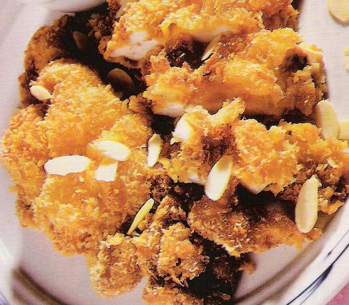 chicken - almond-breaded chicken