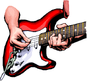 Electrik guitar - This is the best instrument for play rock. This is an electrik guitar.