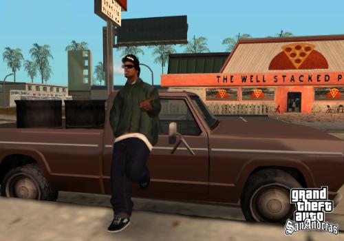 GTA: San Andreas - Screen shot of gameplay for Grand Theft Auto: San Andreas