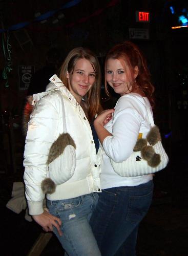 Me and Allison On new years at Tbows! - Me and Alli went to a bar called Tbows 2 bar 3 on new years it was bitchen! sweet! Happy New Year 2007