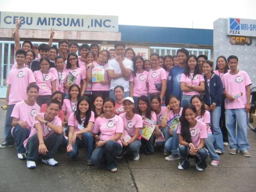 Class tour at Mitsumi Cebu Inc. - we had our class tour here at Mitsumi Cebu Incorporated. we had visited different companies.. We learned a lot