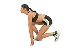 Exercise - Women doing exercise to keep her fit and active