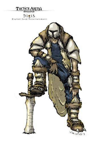 Knight - Knight unit in Tactics Arena online. Drawn by seed, the GM of TAO.