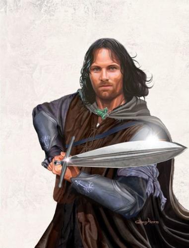 Aragorn, The King of Men - Here is Aragorn, my favourite character from Tolkien&#039;s books.