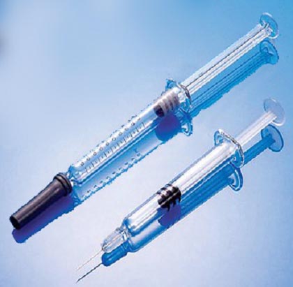 sterilised needles  - sterilised needles