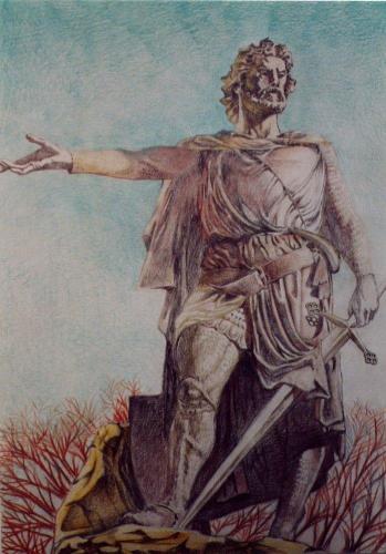 Painting of William Wallace - a painting of William Wallace
