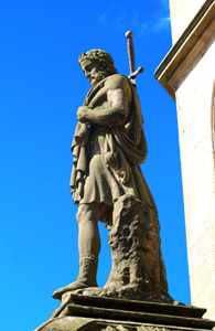 Statue of William Wallace - the monument of William Wallace that stands in scotland.