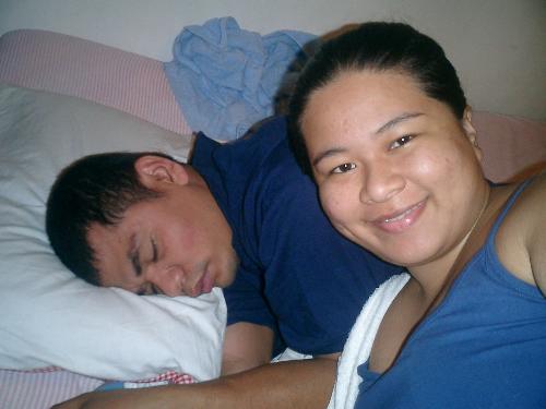 Tagaytay - Honey and I. Just arrived from the city..