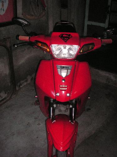 Front View of a Yamaha Crypton Std - wat a magnificent view