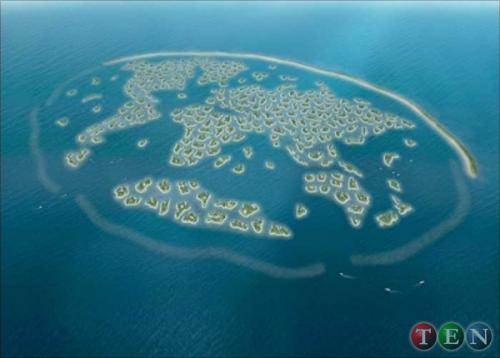 and man made The World - as crazy as it sounds, and astonishingly, man indeed can create the world. Exceptionally talented engineers located here in Dubai are trying-- and is really bent on to doing in a success-- the world map on the face of the Arabian Sea. nice isnt it? after making a palm figure islands, now they are into making man-made islands into the form of the World Map. i just hope that UAE is not in the Ring of Fire or else....