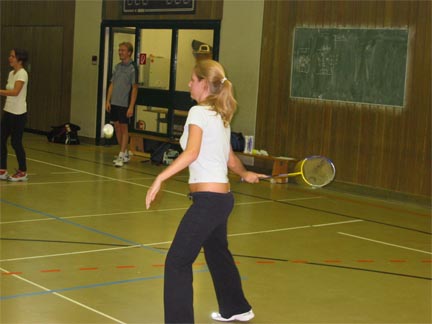 badminton - to play badminton