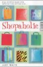 Shopaholic - Image of a shopaholic logo, and shopping bags all around. 