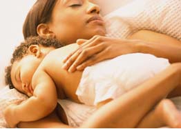 co-sleeping - co-sleeping decreases the chance of sids.