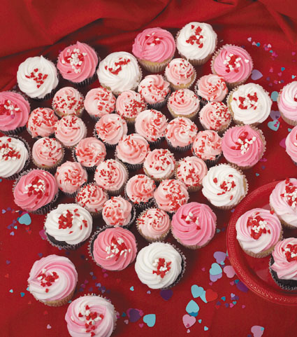 Valentines Day! . .  - Valentine's Day cupcakes! It's the thought that counts on this special day! . .