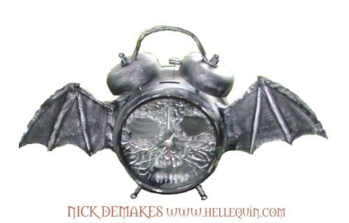 alarm clock - Imagine waking up to this every morning lol. it looks cool but i wouldn't want it to be the first and last thing i look at before and after i wake up!