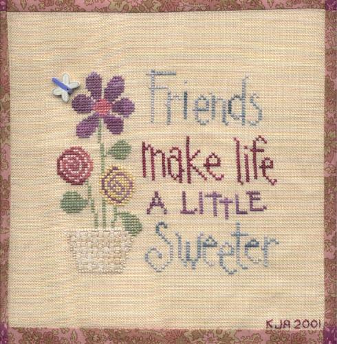 Friendship makes life sweeter - Friendship makes life sweeter :)