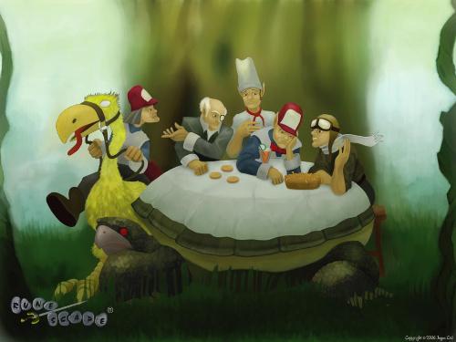 Runescape Gnome Restaurant - A picture of 'Gnome Restaurant in Runescape'