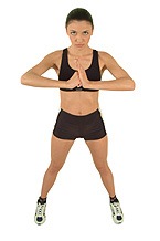 Aerobics - Women doing aerobics to keep her body in shape
