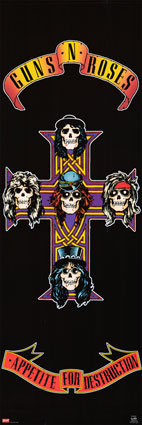 Guns N' Roses - this is the cross from the album Appetite For Destruction, hope you like it.