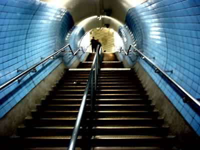 tube - just a photo from the tunnel of a london tube